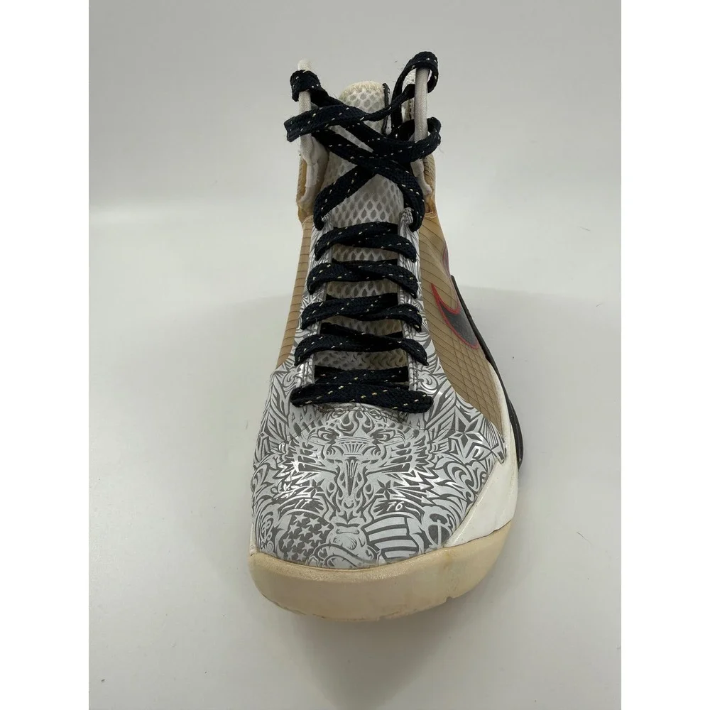 Nike Hyperdunk OG 2016 United We Rise Mens 9.5 Gold Silver Basketball Shoes